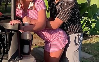 Beamy TITS Blonde TEEN Gabbie Carter Hits A Hole-In-One