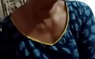 Indian aunty sucking fat black cock